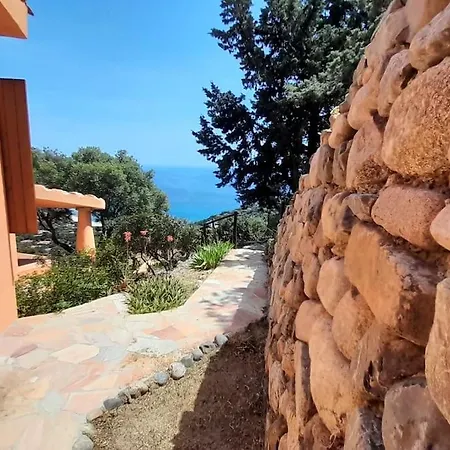 Del Nuraghe With Fantastic Sea View Feriehus *